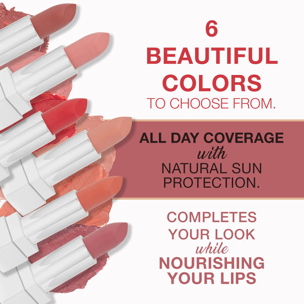 bellapierre Matte Lipstick | Richly Pigmented Mineral Lipstick | 100% Natural Formulation | Non-Toxic, Cruelty and Paraben Free | Sun Protection | Long Lasting Nourishing Color – Incognito