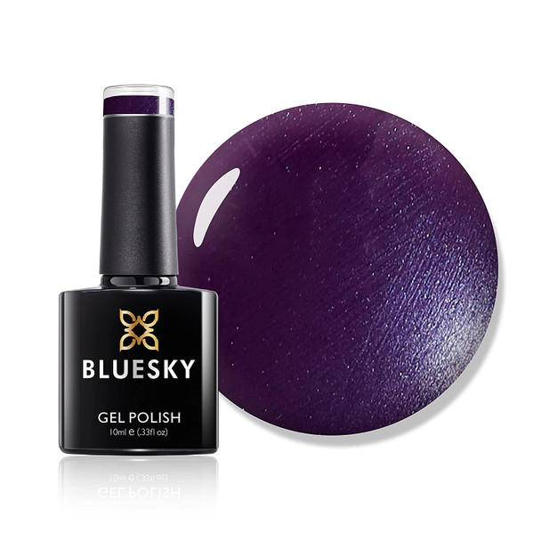 Bluesky Gel Nail Polish Color 80543 Vexed Violet Soak Off LED UV Light - Chip Resistant & 21-Day Wear 0.33 Fl Oz
