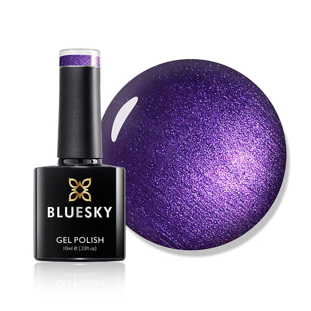 Bluesky Gel Nail Polish Color 80551 Purple Grape Soak Off LED UV Light - Chip Resistant & 21-Day Wear 0.33 Fl Oz