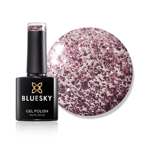 Bluesky Gel Nail Polish Color 80634 Blushing Topaz Soak Off LED UV Light - Chip Resistant & 21-Day Wear 0.33 Fl Oz