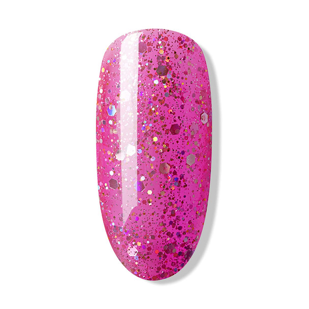 Bluesky Gel Nail Polish Color BLZ04 Barbie Pink Soak Off LED UV Light - Chip Resistant & 21-Day Wear 0.33 Fl Oz