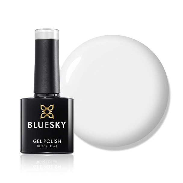 Bluesky UV/LED Gel Soak Off Polish, Studio White, 80526, 10 ml (Requires Drying Under UV or LED Lamp)