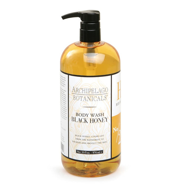 Archipelago Botanicals Black Honey Body Wash, 33 Fl Oz