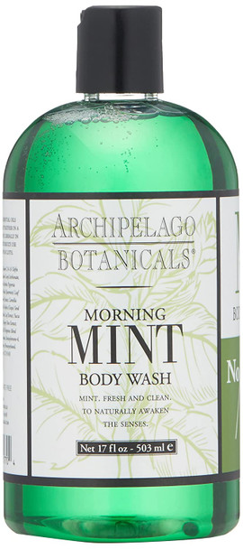 Archipelago Botanicals Morning Mint Body Wash ,17 Fl Oz