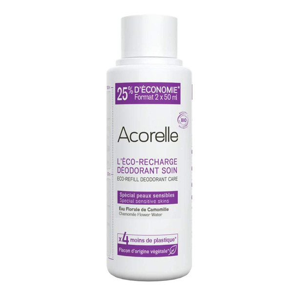 Acorelle REFILL Deodorant Sensitive Skin 100ml - NEW