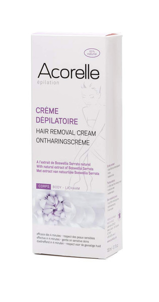 Acorelle Hair Removal Cream for Body - NEW - 150ml - 100% Natural