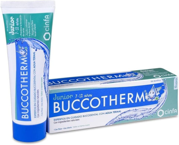 BUCCOTHERM JUNIOR GEL DENTRIFICO 7-12 AÑOS 50 ML