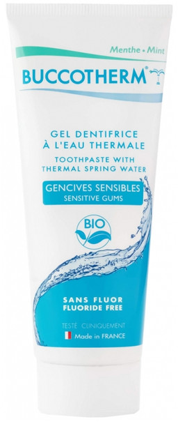 Buccotherm Sensitive Gums Toothpaste with Thermal Spring Water No Fluorine Organic 75ml