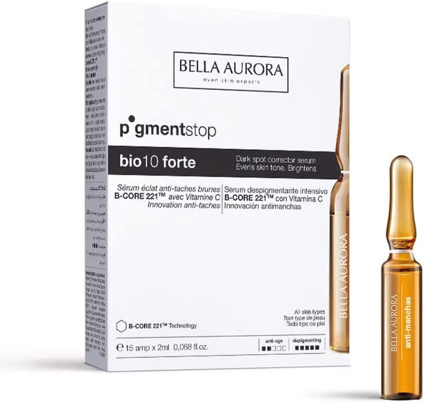 Bella Aurora | Bio10 Forte | Intensive Anti-Dark Spot Treatment Ampoules (15 x 2) 30ml