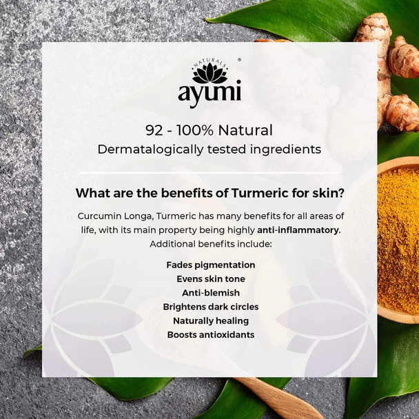 Ayumi Glow Turmeric & Papaya Face Toner, Encourages a Fresh Complexion & Natural Radiance, Packed With Glycerin to Keep the Skin Feeling Hydrated - 1 x 150ml