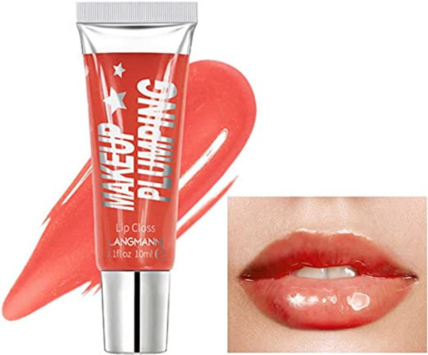 Clear Lip Gloss, 8-color Plumping Lipstick Lasting Moisturizing Makeup Lip Glaze Smooth Lipgloss Lip Stick Lip Stain For Girls And Women