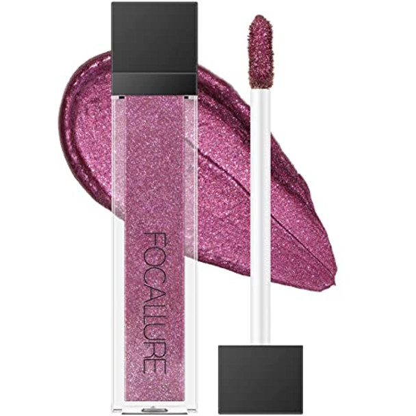 FOCALLURE Liquid Eyeshadow Waterproof Sweatproof Eyeshadow Sleeper Sequins Highlighting Eyeshadow