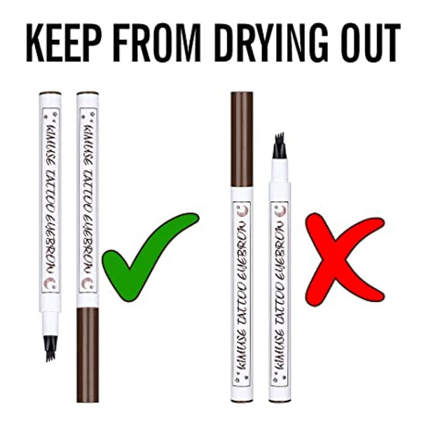 KIMUSE Eyebrow Dyeing Cream Waterproof, Long-lasting, Not Smudged, Eyebrow Styling Cream, No Fading, Eyebrow Pencil With Eyebrow Brush
