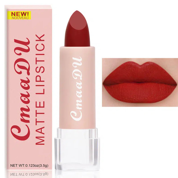 Matte Lipstick Matte Waterproof Lip Color Balm Women Cosmetic  Apply Easily Lip Gloss