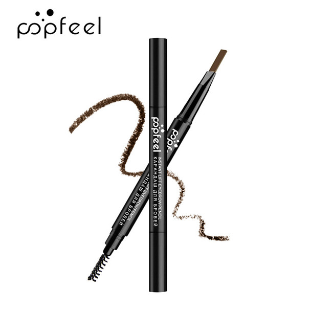 POPFEEL Slim Double-ended Eyebrow Pencil, Natural,Waterproof,Sweat-proof