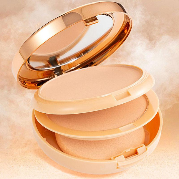 Rice Essence Pressed Powder Oil Control Brightening Concealer