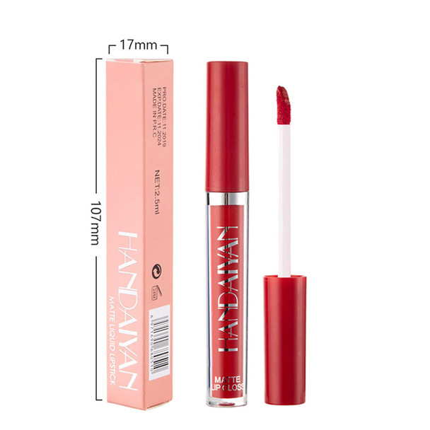 Waterproof Long Lasting Matte Lipstick Cosmetic Makeup Liquid Lip Gloss,12 Colors