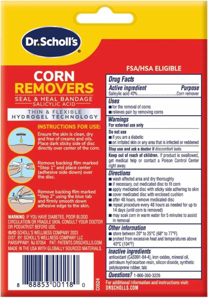 Dr. Scholl's OneStep Corn Removers, 6 count