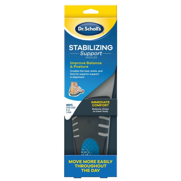 Stabilizing Support Insoles, 1 Pair, Trim To Fit