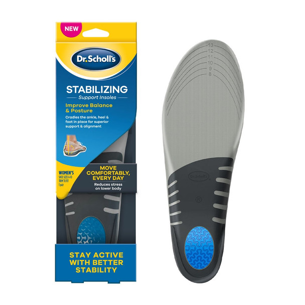 STABILIZING SUPPORT INSOLES, 1 PAIR, TRIM TO FIT Men's 8-14