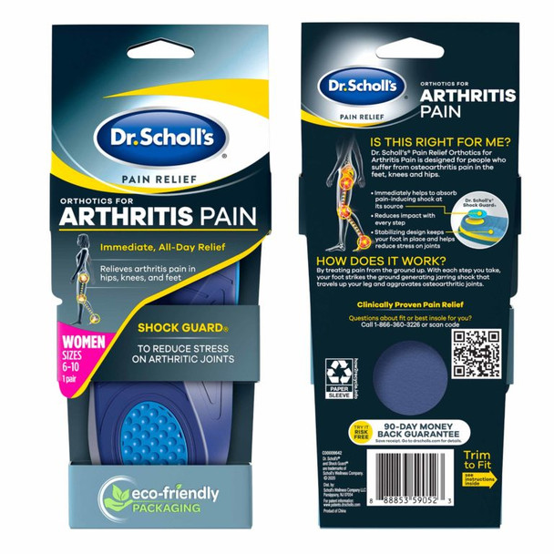 ORTHOTICS FOR ARTHRITIS PAIN Women's 6-10