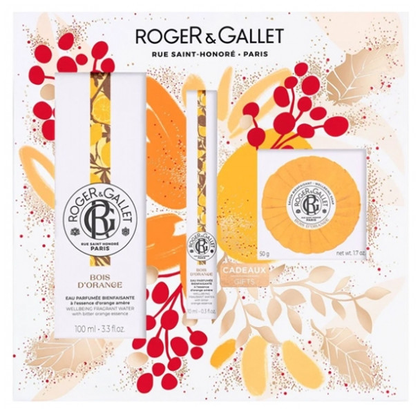 Roger & Gallet Bois d'Orange Fragrant Trio Set 2022