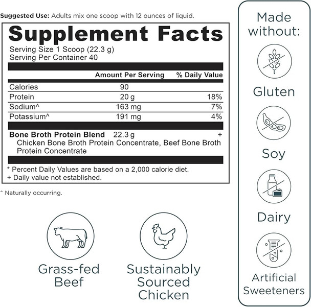Ancient Nutrition Bone Broth Protein Pure - Max
