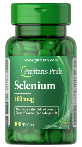 Puritan's Pride Selenium 100 mcg-100 Tablets