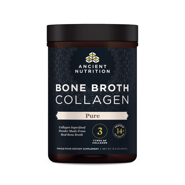 Ancient Nutrition Bone Broth Protein Pure 20Servings