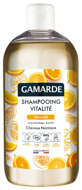 Gamarde Organic Orange Vitality Shampoo Normal Hair 500ml