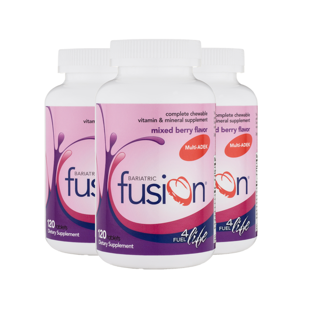 Bariatric Fusion Bundle & Save - Mixed Berry Complete Chewable ADEK Multivitamin