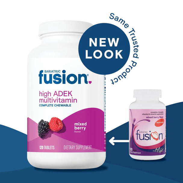 Bariatric Fusion Bundle & Save - Mixed Berry Complete Chewable ADEK Multivitamin