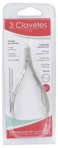 3 Claveles Cuticle Nipper 1/2 Jaw