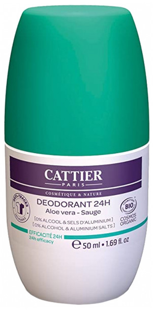Cattier Deodorant 24H Organic 50ml
