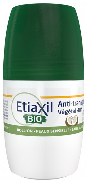 Etiaxil Deodorant Plant Antiperspirant 48H Roll-On Organic 50ml