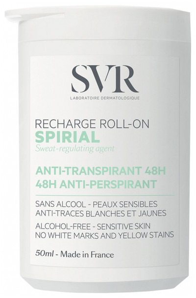 SVR Spirial 48H Anti-Perspirant Deodorant 48H Roll-On Refill 50ml