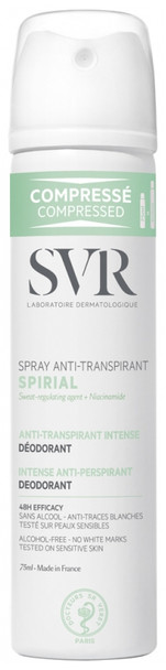 SVR Spirial Deodorant Anti-Perspirant Spray 75ml