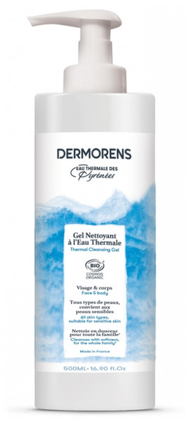 Dermorens Gel Moussant Hydratation Visage Et Corps 500ml