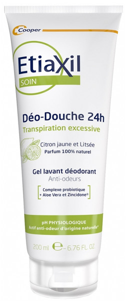 Etiaxil Deo-Douche 24H Deodorant Shower Gel Lemon and Litsea 200ml