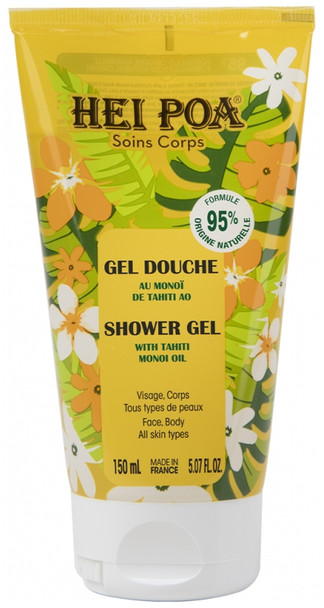 Hei Poa Shower Gel With DO Tahiti Monoi Oil 150ml