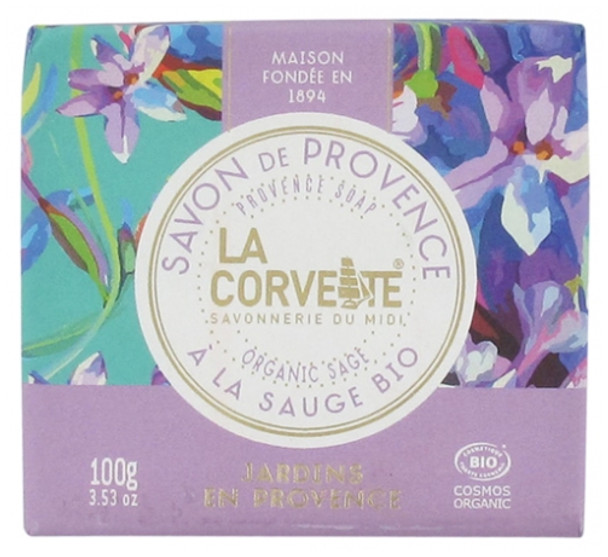 La Corvette Provence Soap with Sage Organic 100g