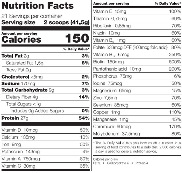 Cinnamon Bun High Protein Meal Replacement