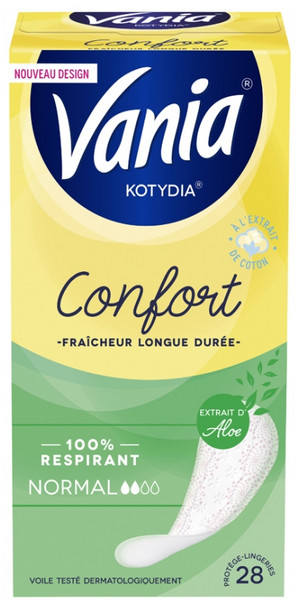 Vania Kotydia Comfort Normal Aloe Vera 28 Panty-Liners