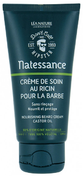 Natessance Nourishing Beard Cream Castor Oil 50ml