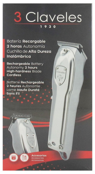 3 Claveles Cordless Hair and Beard Trimmer