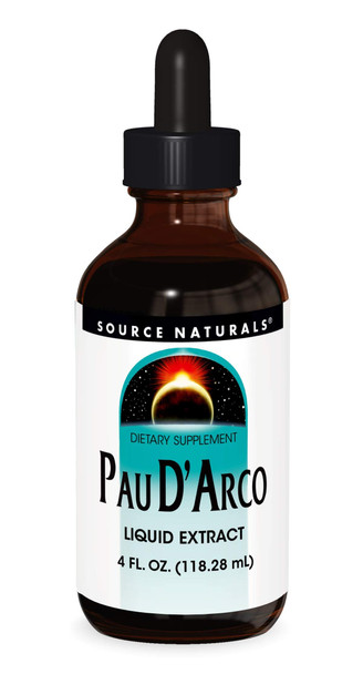 Source Naturals Pau D'Arco Liquid Extract - Dietary Supplement - 4 oz