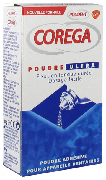 Polident Corega Ultra Adhesive Powder for Dentures 40g