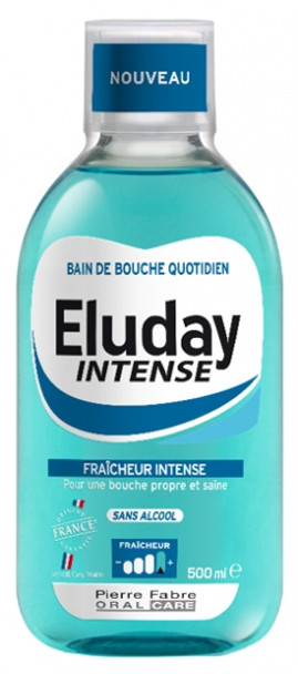 Pierre Fabre Oral Care Eluday Intense Daily Mouthwash 500ml