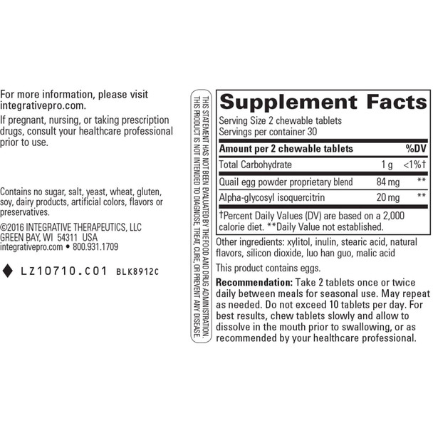 AllQlear 60 Tablets - Integrative Therapeutics