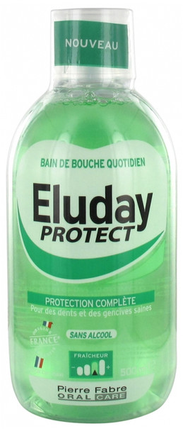 Pierre Fabre Oral Care Eluday Protect Daily Mouthwash 500ml